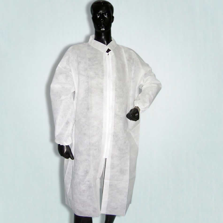 Lab Coat with Korean Collar