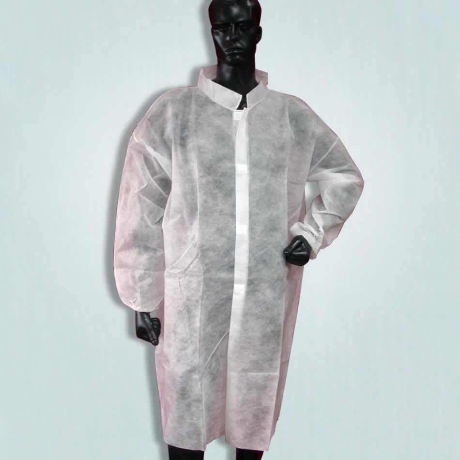 Lab Coat with Korean Collar